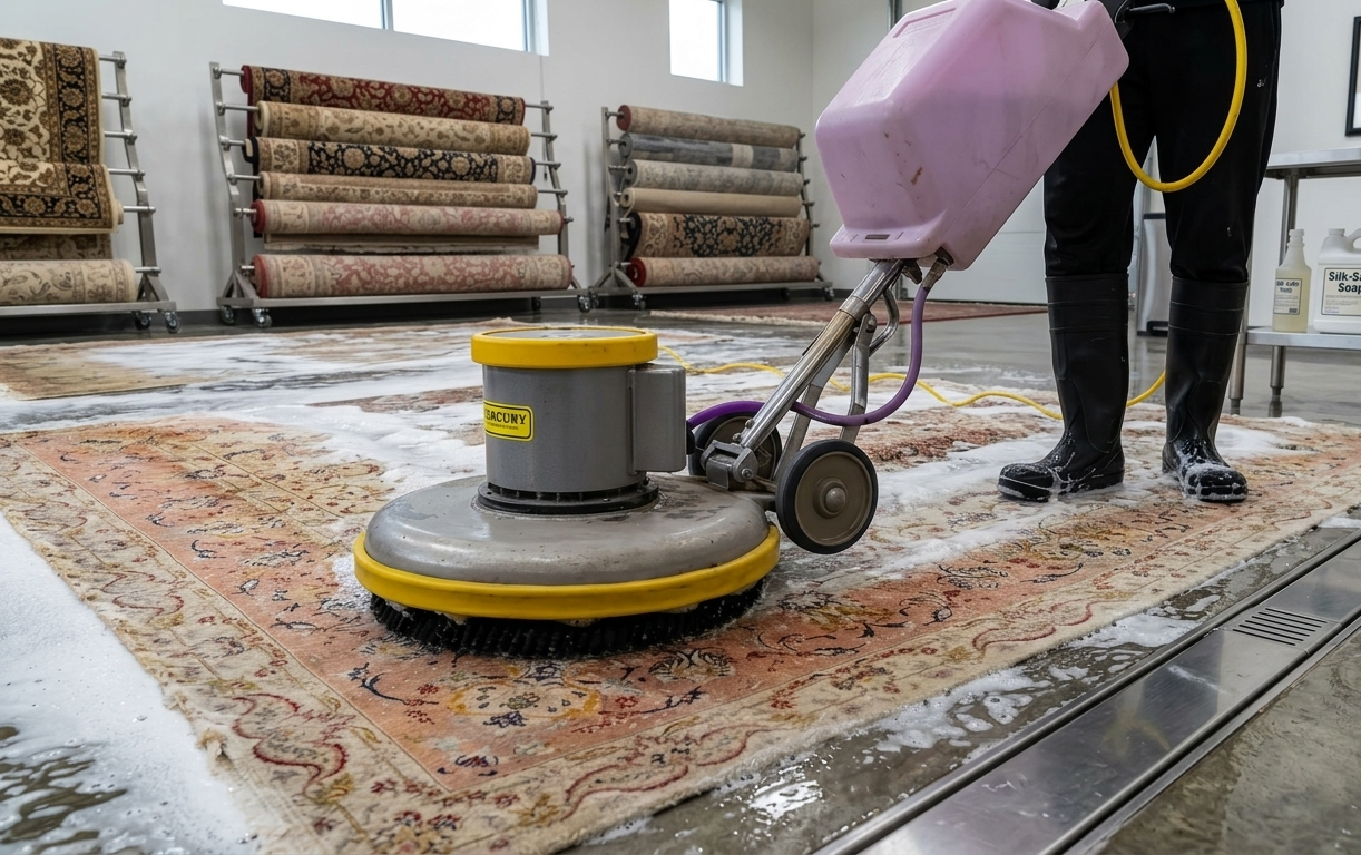 Proses Pencucian - Laundry Karpet Semarang